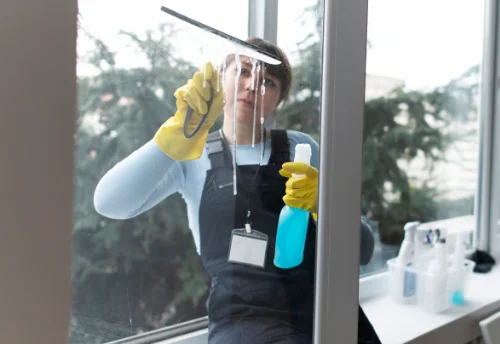 Nettoyage de vitres intérieures et extérieures à Coussay